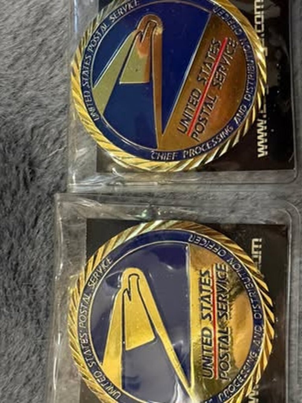 USPS Chief Processing and Distribution Officer Challenge Coins